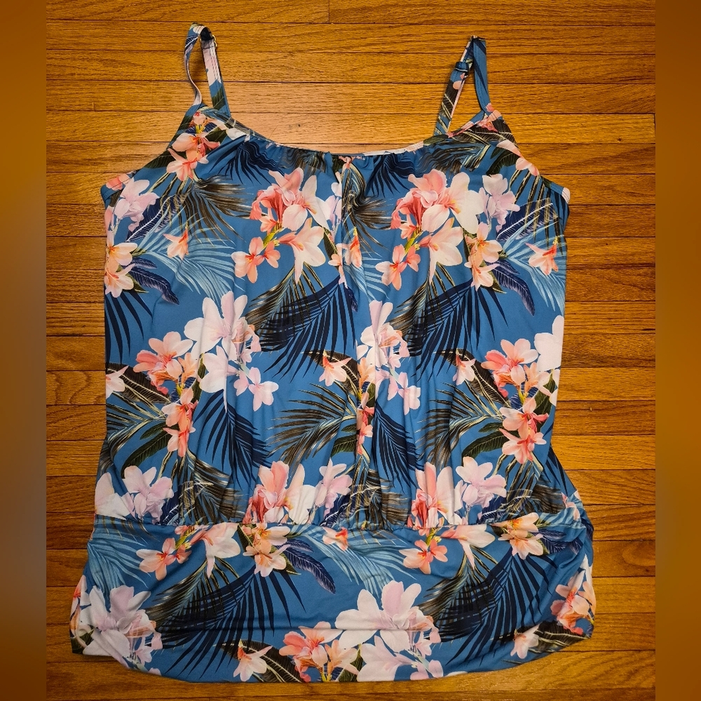 Swimsuits For All Tankini Top Size 26